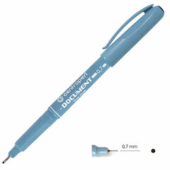 Ручка капиллярная (линер) ЧЕРНАЯ CENTROPEN &laquo;Document&raquo;, трехгранная, линия письма 0,7 мм, 2631/<wbr/>0,7