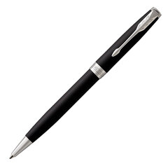 Ручка шариковая PARKER &laquo;Sonnet Core Matt Black CT&raquo;, черный матовый лак, палладий, черная, 1931524