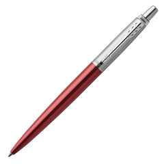 Ручка шариковая PARKER &laquo;Jotter Core Kensington Red CT&raquo;, корпус красный, детали хром, синяя, 1953187