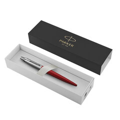 Ручка шариковая PARKER &laquo;Jotter Core Kensington Red CT&raquo;, корпус красный, детали хром, синяя, 1953187