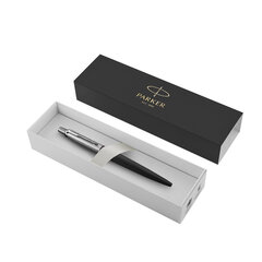 Ручка шариковая PARKER &laquo;Jotter Core Bond Street Black CT&raquo;, корпус черный, детали хром, синяя, 1953184