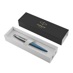 Ручка шариковая PARKER &laquo;Jotter Core Waterloo Blue CT&raquo;, корпус голубой, детали хром, синяя, 1953191