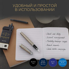 Картриджи чернильные PARKER &laquo;Cartridge Quink&raquo;, КОМПЛЕКТ 5 штук, синие, 1950384