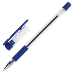 Ручка шариковая с грипом BRAUBERG &laquo;X-Writer&raquo;, СИНЯЯ, узел 0,7 мм, линия письма 0,35 мм, 142403
