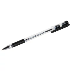 Ручка шариковая с грипом BRAUBERG &laquo;X-Writer&raquo;, ЧЕРНАЯ, узел 0,7 мм, линия письма 0,35 мм, 142404