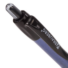 Ручка шариковая масляная автоматическая с грипом BRAUBERG &laquo;Trace&raquo;, СИНЯЯ, узел 0,7 мм, линия письма 0,35 мм, 142415