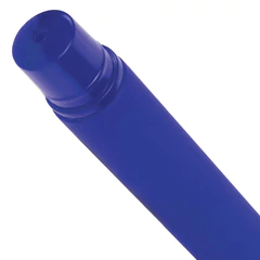 Ручка шариковая масляная BRAUBERG "Matt", СИНЯЯ, корпус синий, узел 0,7 мм, линия письма 0,35 мм, 142486