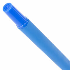 Ручка шариковая BRAUBERG &laquo;Capital blue&raquo;, СИНЯЯ, корпус soft-touch голубой, узел 0,7 мм, линия письма 0,35 мм, 142493