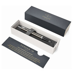 Ручка шариковая PARKER &laquo;IM Core Dark Espresso CT&raquo;, корпус кофейный лак, хромированные детали, синяя, 1931671