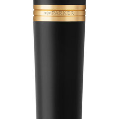 Ручка перьевая PARKER &laquo;Urban Core Muted Black GT&raquo;, черный матовый лак, позолота, синяя, 1931593