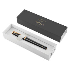 Ручка перьевая PARKER &laquo;Urban Core Muted Black GT&raquo;, черный матовый лак, позолота, синяя, 1931593