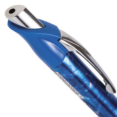 Ручка гелевая автоматическая с грипом BRAUBERG &laquo;Jet Gel&raquo;, СИНЯЯ, печать, узел 0,6 мм, линия письма 0,4 мм, 142690