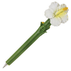 Ручка фигурная &laquo;ЦВЕТОЧКИ&raquo;, СИНЯЯ, 4 дизайна ассорти, линия письма 0,5 мм, дисплей, BRAUBERG, 142775