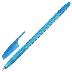 Ручка шариковая BRAUBERG &laquo;X-333&raquo; NEON, СИНЯЯ, корпус тонированный ассорти, узел 0,7 мм, линия письма 0,35 мм, 142829