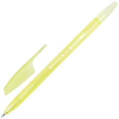 Ручка шариковая BRAUBERG &laquo;X-333&raquo; PASTEL, СИНЯЯ, корпус тонированованный ассорти, узел 0,7 мм, линия письма 0,35 мм, 142830