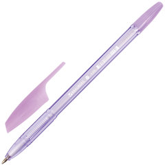 Ручка шариковая BRAUBERG &laquo;X-333&raquo; PASTEL, СИНЯЯ, корпус тонированованный ассорти, узел 0,7 мм, линия письма 0,35 мм, 142830