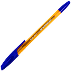 Ручка шариковая BRAUBERG &laquo;X-333&raquo; AMBER, СИНЯЯ, корпус тонированный оранжевый, узел 0,7 мм, линия письма 0,35 мм, 142832