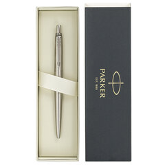 Ручка гелевая PARKER &laquo;Jotter Stainless Steel CT&raquo;, корпус серебристый, детали из нержавеющей стали, черная, 2020646