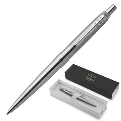 Ручка гелевая PARKER &laquo;Jotter Stainless Steel CT&raquo;, корпус серебристый, детали из нержавеющей стали, черная, 2020646