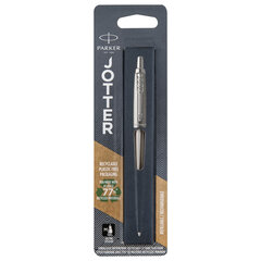 Ручка гелевая PARKER &laquo;Jotter Stainless Steel CT&raquo;, корпус серебристый, детали из нержавеющей стали, черная, 2020646
