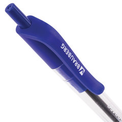 Ручка шариковая масляная автоматическая BRAUBERG &laquo;Extra Glide R-Grip&raquo;, СИНЯЯ, узел 0,7 мм, линия письма 0,35 мм, 142930