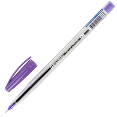Ручка шариковая масляная BRAUBERG &laquo;Frost Color&raquo;, СИНЯЯ, ассорти, узел 0,6 мм, линия письма 0,3 мм, 142935