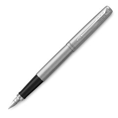 Ручка перьевая PARKER &laquo;Jotter Stainless Steel CT&raquo;, корпус серебристый, детали хром, синяя, 2030946