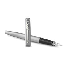 Ручка перьевая PARKER &laquo;Jotter Stainless Steel CT&raquo;, корпус серебристый, детали хром, синяя, 2030946