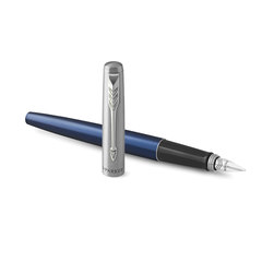 Ручка перьевая PARKER &laquo;Jotter Royal Blue CT&raquo;, корпус синий, детали из нержавеющей стали, синяя, 2030950