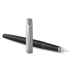 Ручка перьевая PARKER &laquo;Jotter Bond Street Black CT&raquo;, черный, детали нержавеющая сталь, синяя, 2030947