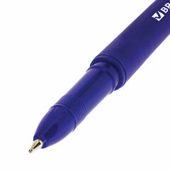 Ручка шариковая масляная BRAUBERG &laquo;АСТ&raquo;, СИНЯЯ, корпус синий, узел 0,7 мм, линия письма 0,35 мм, 142947