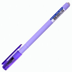 Ручка шариковая масляная BRAUBERG &laquo;FRUITY Pastel&raquo;, СИНЯЯ, soft-touch, узел 0,7 мм, линия письма 0,35 мм, 142958