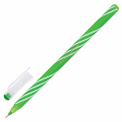 Ручка шариковая масляная ЮНЛАНДИЯ &laquo;CANDY&raquo;, СИНЯЯ, корпус ассорти, узел 0,6 мм, линия письма 0,3 мм, 143019