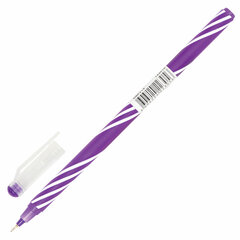 Ручка шариковая масляная ЮНЛАНДИЯ &laquo;CANDY&raquo;, СИНЯЯ, корпус ассорти, узел 0,6 мм, линия письма 0,3 мм, 143019