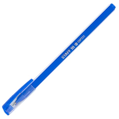 Ручка шариковая масляная STAFF Basic &laquo;OBP-320&raquo;, СИНЯЯ, корпус голубой, узел 0,7 мм, линия письма 0,35 мм, 143023