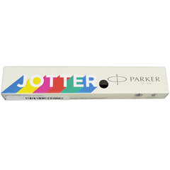 Ручка шариковая PARKER &laquo;Jotter Plastic CT&raquo;, корпус черный, детали из нержавеющей стали, синяя, R0033010