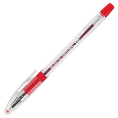 Ручка шариковая масляная с грипом BRAUBERG &laquo;Model-XL&raquo; ORIGINAL, КРАСНАЯ, узел 0,7 мм, линия письма 0,35 мм, 143244