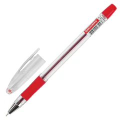 Ручка шариковая масляная с грипом BRAUBERG &laquo;Model-XL&raquo; ORIGINAL, КРАСНАЯ, узел 0,7 мм, линия письма 0,35 мм, 143244