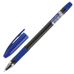 Ручка шариковая масляная с грипом BRAUBERG &laquo;Model-XL PRO&raquo;, СИНЯЯ, узел 0,5 мм, линия письма 0,25 мм, 143249