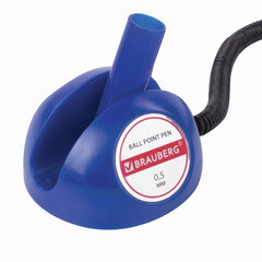 Ручка шариковая настольная BRAUBERG &laquo;Counter Pen&raquo;, СИНЯЯ, пружинка, корпус синий, 0,5 мм, 143259