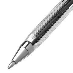 Ручка шариковая BRAUBERG &laquo;M-500 CLASSIC&raquo;, ЧЕРНАЯ, корпус прозрачный, узел 0,7 мм, линия письма 0,35 мм, 143445