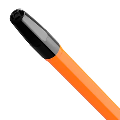 Ручка шариковая BRAUBERG &laquo;M-500 ORANGE&raquo;, ЧЕРНАЯ, корпус оранжевый, узел 0,7 мм, линия письма 0,35 мм, 143449