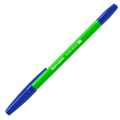 Ручка шариковая BRAUBERG &laquo;M-500 NEON&raquo;, СИНЯЯ, корпус ассорти, узел 0,7 мм, линия письма 0,35 мм, 143452