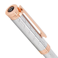 Ручка подарочная шариковая GALANT &laquo;ESQUISSE&raquo;, корпус серебристый, детали розовое золото, узел 0,7 мм, синяя, 143511