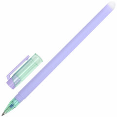 Ручка стираемая гелевая ЮНЛАНДИЯ &laquo;Лимонад&raquo;, СИНЯЯ, прорезиненный корпус ассорти, узел 0,5 мм, линия письма 0,35 мм, 143654