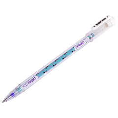 Ручка стираемая гелевая ЮНЛАНДИЯ &laquo;Щенята&raquo;, СИНЯЯ, корпус ассорти, узел 0,5 мм, линия письма 0,35 мм, 143660