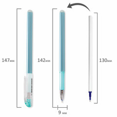 Ручка стираемая гелевая STAFF &laquo;College&raquo; EGP-664, СИНЯЯ, игольчатый узел 0,5 мм, линия письма 0,38 мм, 143664
