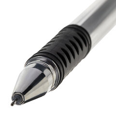 Ручка гелевая с грипом STAFF &laquo;Basic Needle&raquo; GP-679, ЧЕРНАЯ, игольчатый узел 0,5 мм, линия письма 0,35 мм, 143679