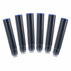 Картриджи чернильные СИНИЕ CENTROPEN, КОМПЛЕКТ 6 шт., 0019/<wbr/>6