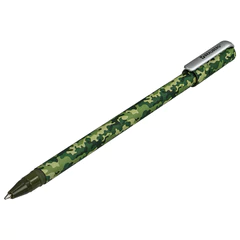 Ручка шариковая BRAUBERG SOFT TOUCH STICK &laquo;KHAKI&raquo;, СИНЯЯ, мягкое покрытие, узел 0,7 мм, 143703